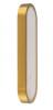 Auster Gold with Alabaster Glass Wall Light IP44